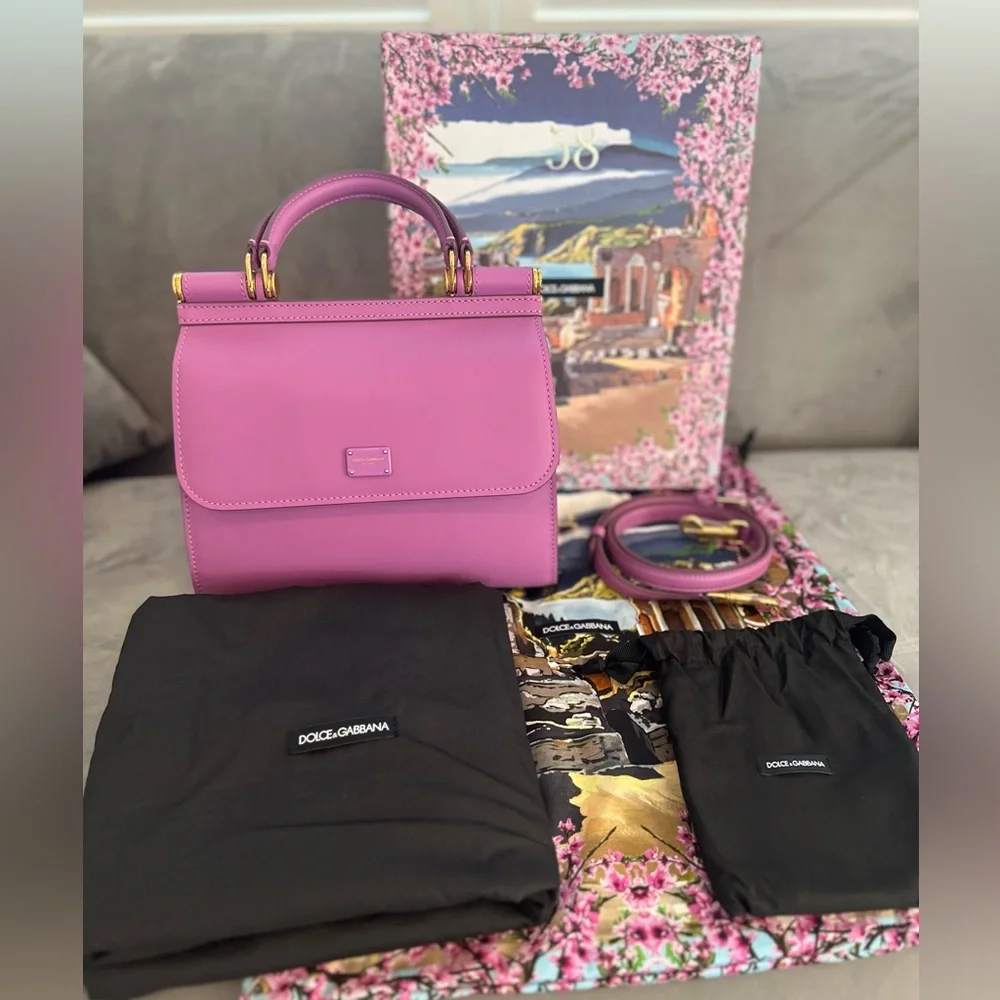 🌟 SOLD 🌟 NWT Dolce & Gabbana Sicily 58 Handbag - Picture 9 of 14